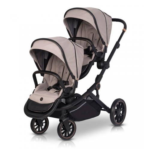 Cavoe Avec - rozwojowy wózek dla bliźniąt, rok po roku | Taupe